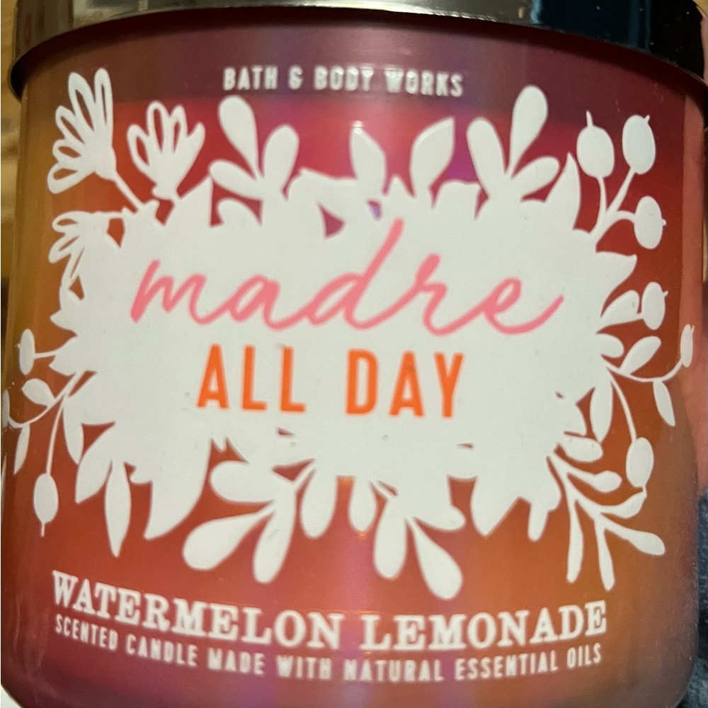 Bath and Body Works Watermelon Lemonade 3 Wick Scented Candle
